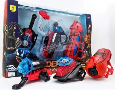 Комплект Spider-Man с ръкавица и изстрелвачка