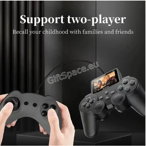 Портативна ретро конзола S10 GamePad с екран и контролери