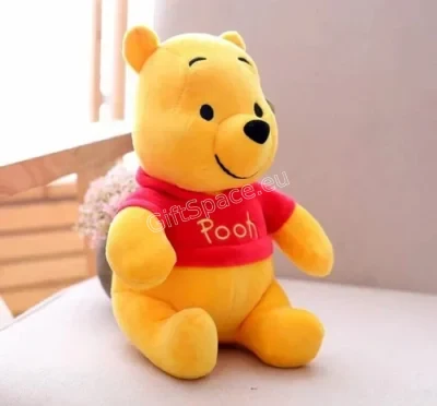 Плюшена играчка Мечо Пух с червена блузка