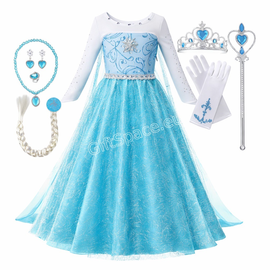 Детска рокля на Елза от Frozen