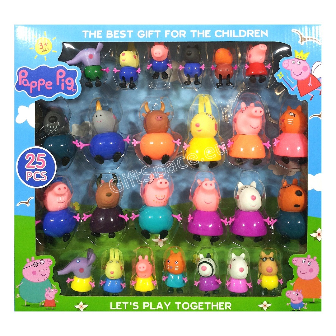 Комплект от 25 фигурки Peppa Pig