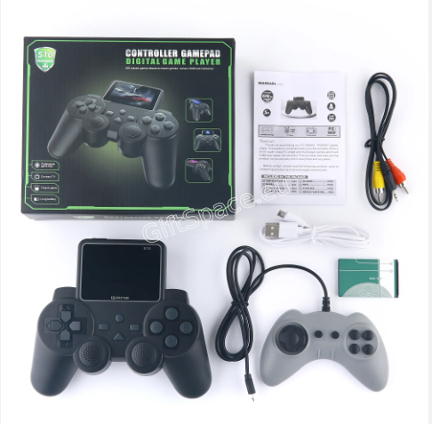 Портативна ретро конзола S10 GamePad с екран и контролери