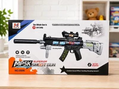 Детска играчка MP5K със светлини, звук и вибрация