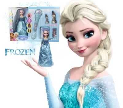 Интерактивна кукла Елза Frozen с дистанционно управление и музикален жезъл