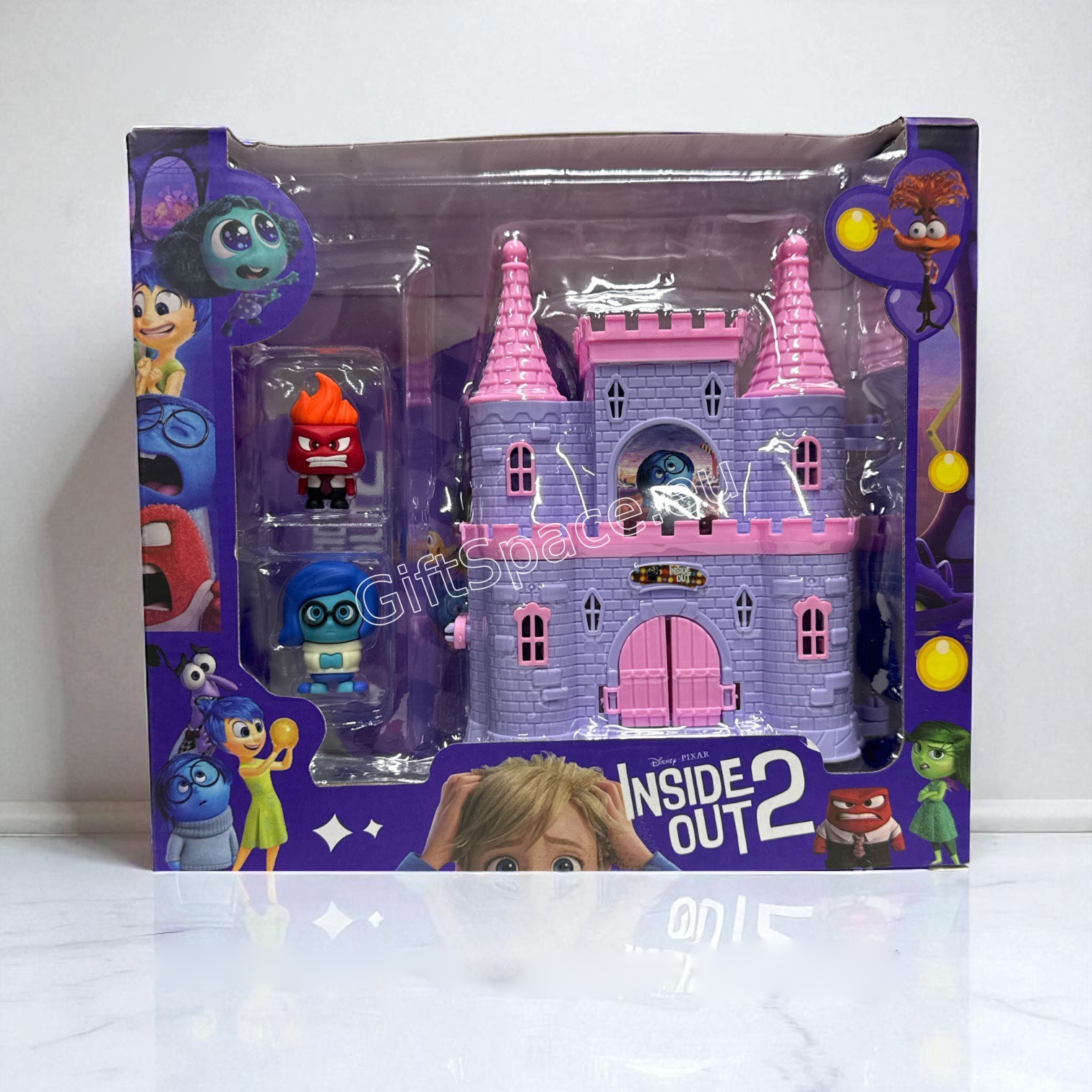 Сгъваема къща замък Inside Out с две фигурки