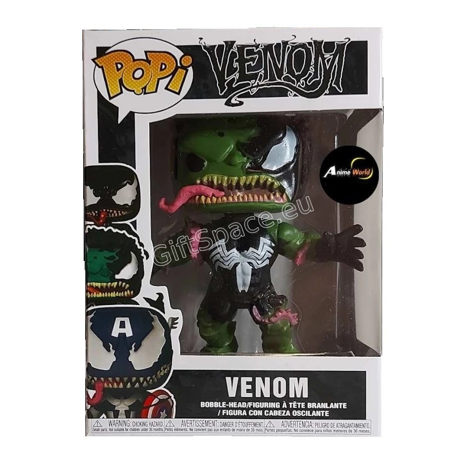 Фигурка Venomized Hulk от Marvel Venom Series с пружинна глава