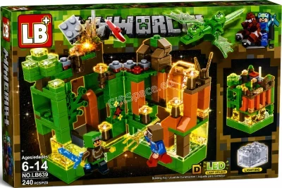 Светещ конструктор Minecraft My World с 240 части