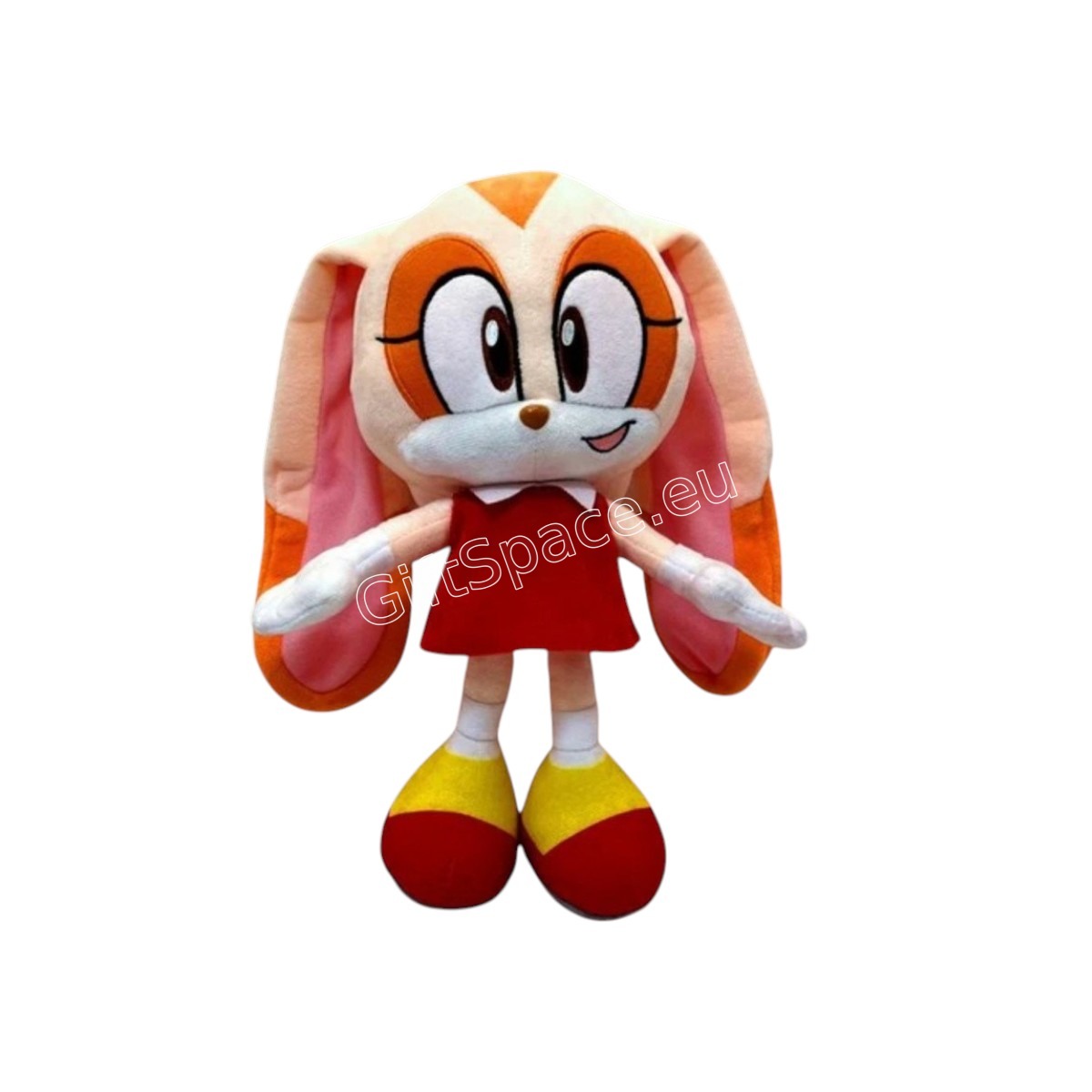 Плюшена играчка Крийм от Sonic the Hedgehog с оранжева рокличка