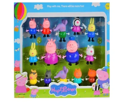Комплект от 14 фигурки Peppa Pig и приятели
