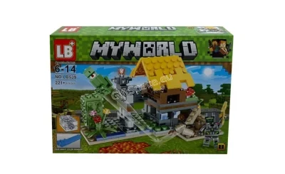 Конструктор Minecraft My World LB 539-1 с 221 части
