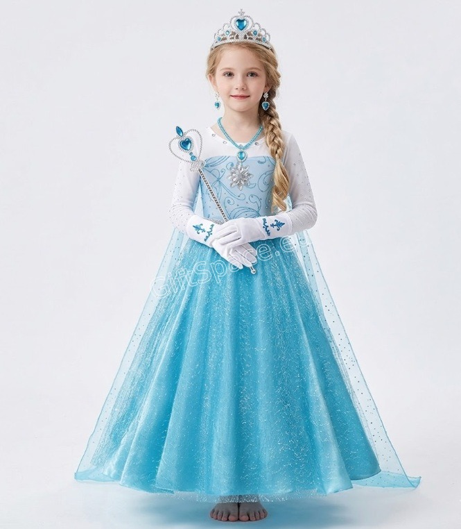 Детска рокля на Елза от Frozen