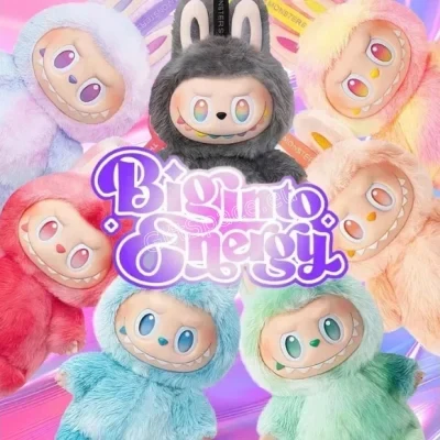 Плюшена играчка Labubu Big into Energy, 25 см