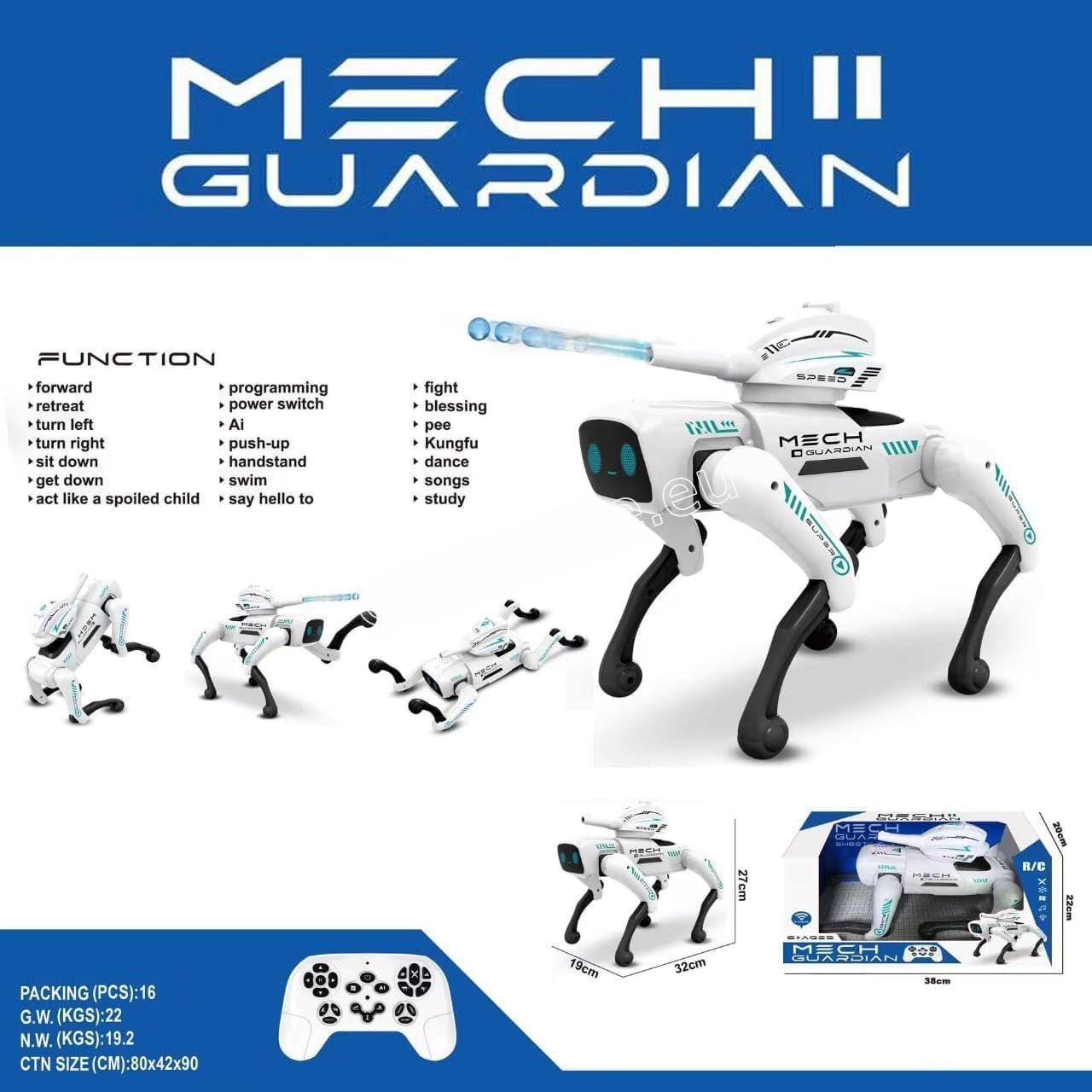 AI Mechanical Robot Dog – интерактивно куче робот