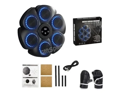 Интелигентна стенна боксова машина с Bluetooth и LED светлини